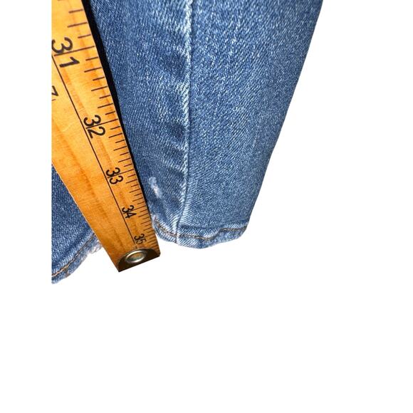 Paige 26 Waist Hoxton Distressed  Crop Skinny Legging Jeans Msrp. $219 - Picture 5 of 9